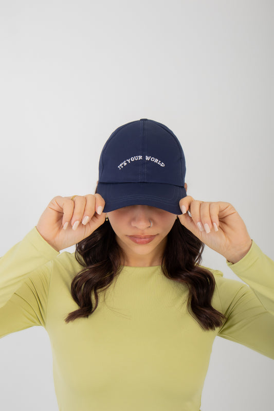 Navy Blue Unisex MF Cap