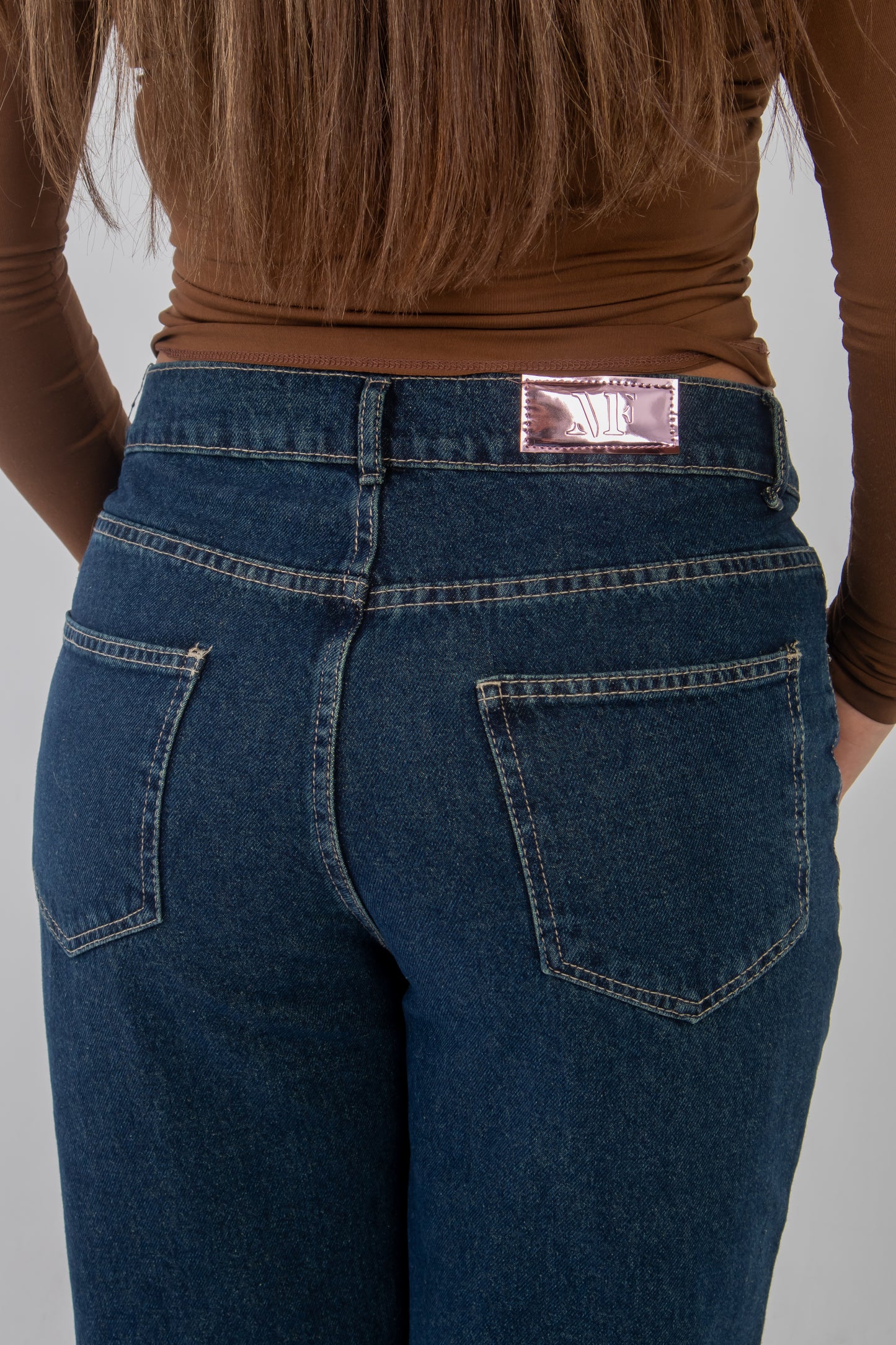 Dark Wide Leg Denim