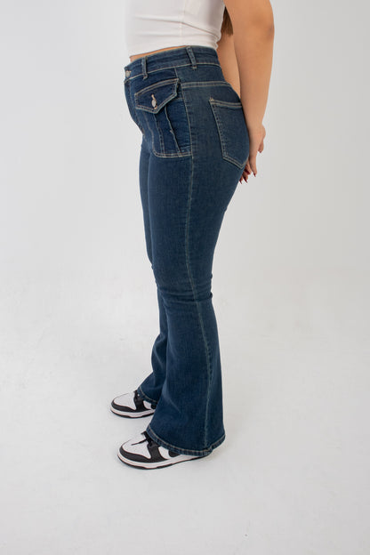 Dark Flare Denim