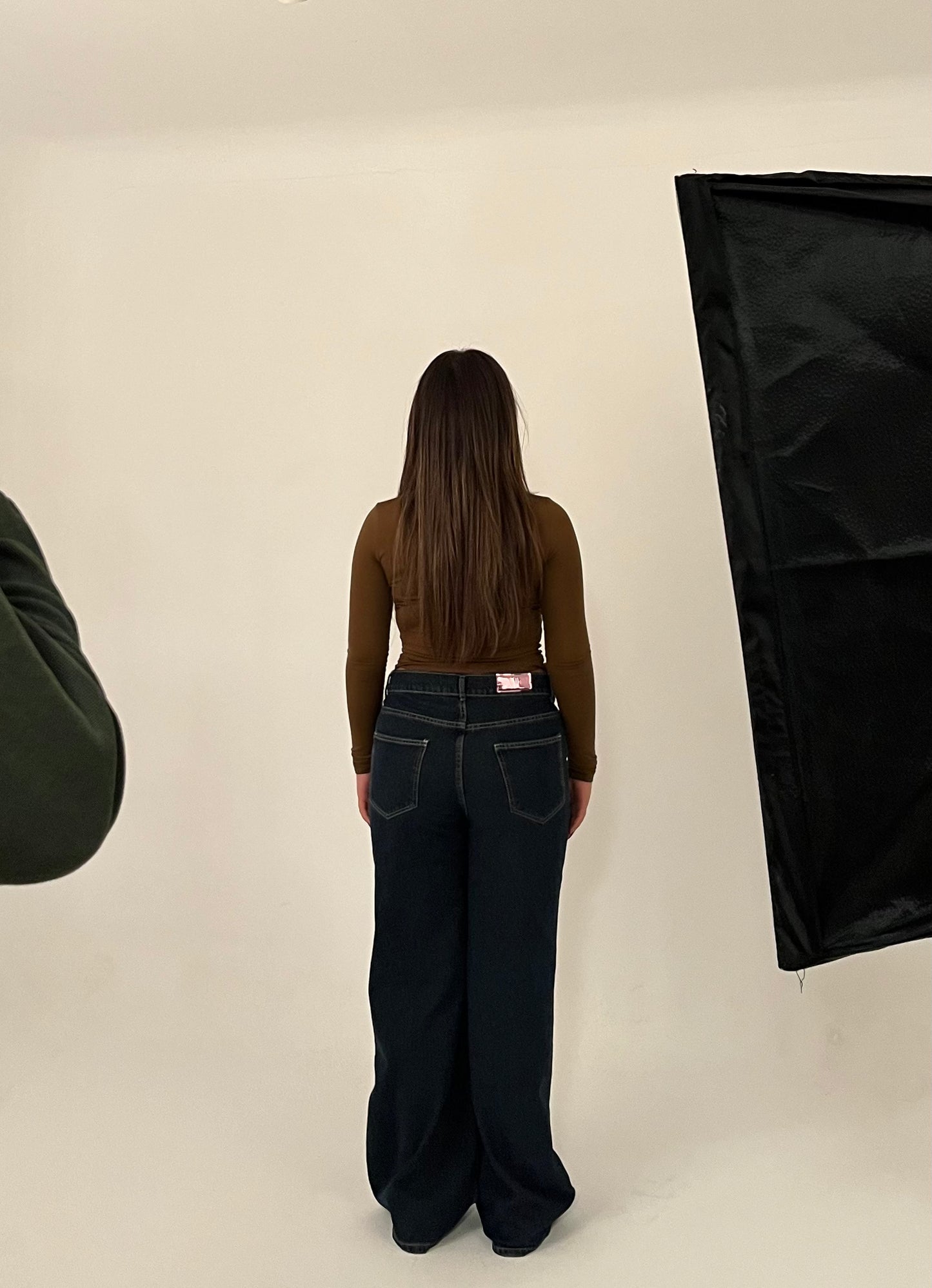 Dark Wide Leg Denim