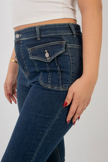 Dark Flare Denim